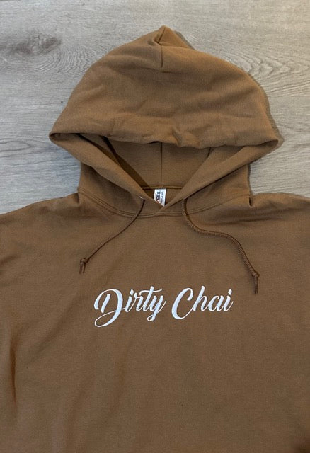 Adult Embroidered Dirty Chai Crewneck Sweatshirt & Hoodie